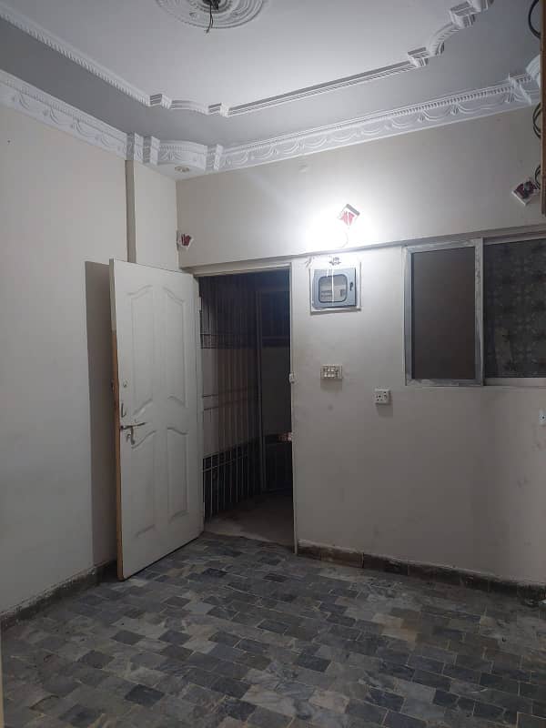 FLAT FOR RENT MUNIR BRIDGE VIEW GULISTAN E JAUHAR BLOCK 18 KARACHI. CONTACT 0331,8381586 7