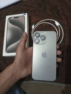 Iphone 15pro max Natural Titanium JV