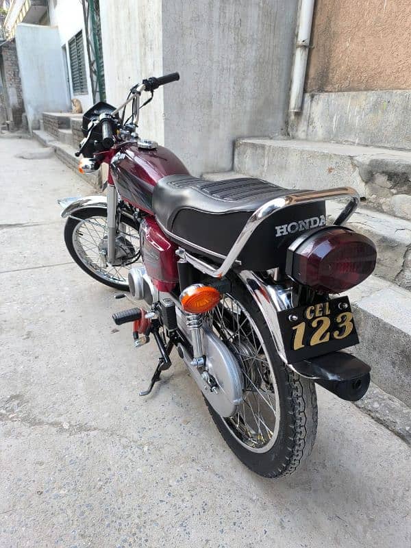 honda 125 123 golden number 0