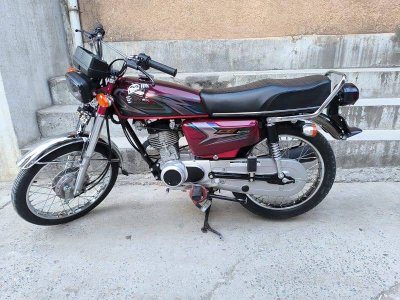 honda 125 123 golden number 5