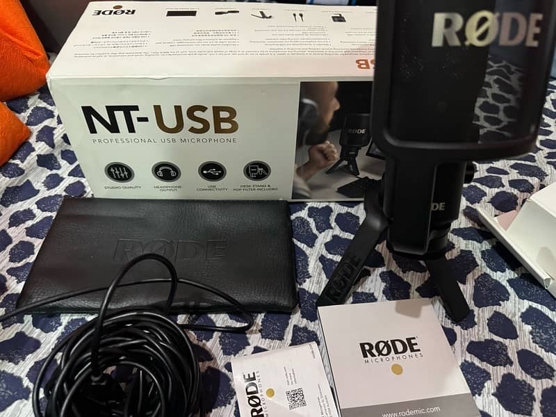 Rode Nt Usb With 2 years Complete Warranty And complete Accesories 2