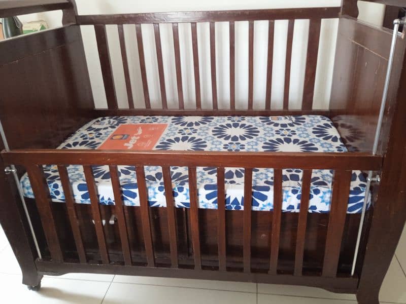 wooden baby cot 9