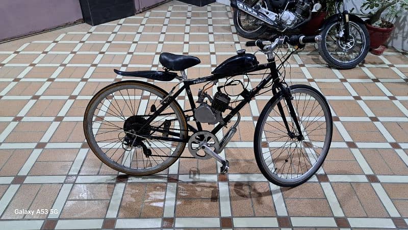 Slightly Used 66/88 CC 2-Stroke Hybrid Cycle - 1 Month Old 2