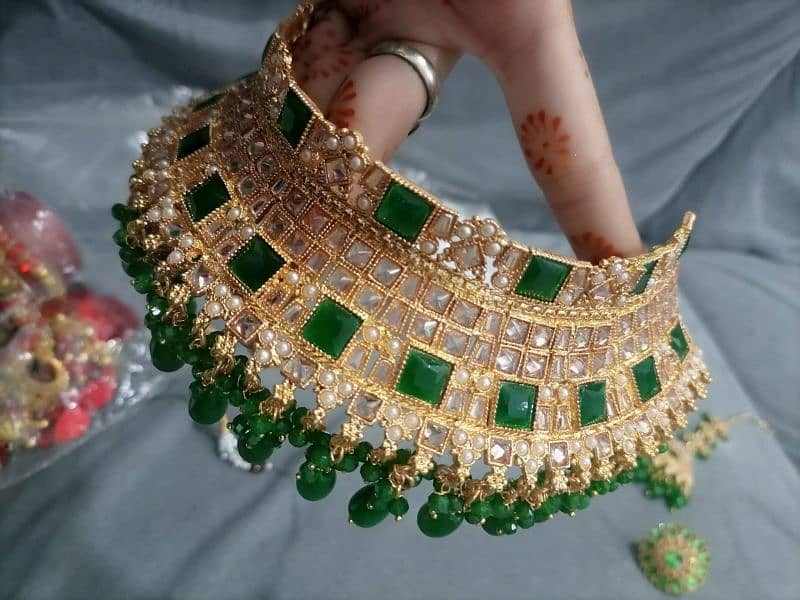 barat lehnga and jewellery 12