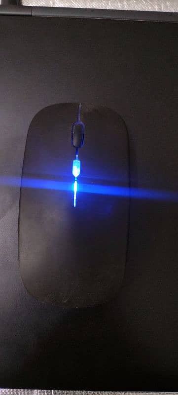 Bluetooth and USB charging Rgb wireless mouse 1