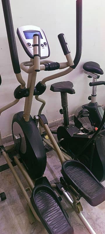 exercise cycle elliptical cross trainer back seated bike recumbent 7