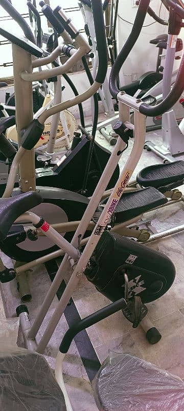 exercise cycle elliptical cross trainer back seated bike recumbent 9