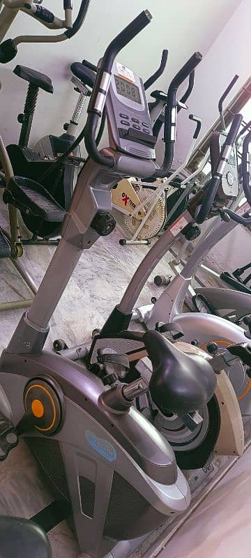 exercise cycle elliptical cross trainer back seated bike recumbent 13