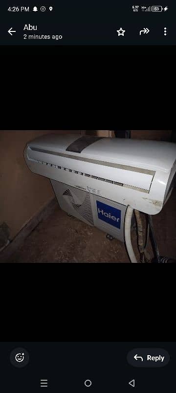 haier ac 1.5ton good condition 03322448875 3