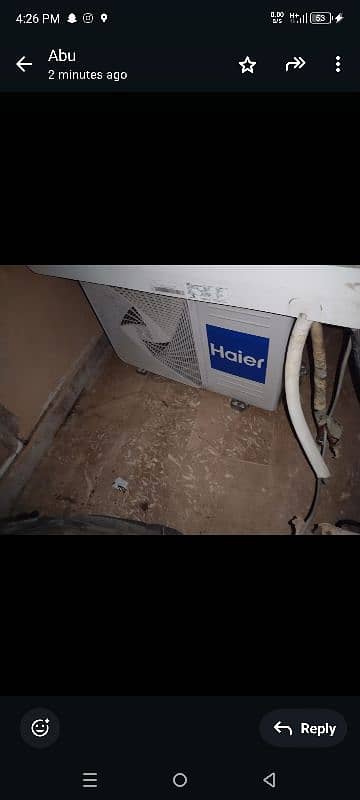 haier ac 1.5ton good condition 03322448875 5