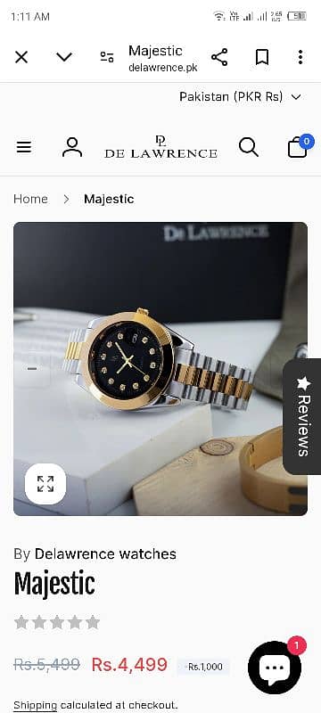 DL watch with box 0