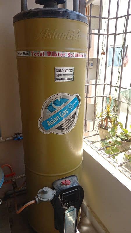 Asian gas geysor used like new  good condition 0