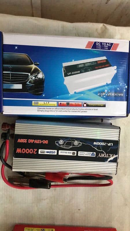 DC To AC Converter 2000w & Battery Charger 20Amp. WhatsApp 03422224022 1