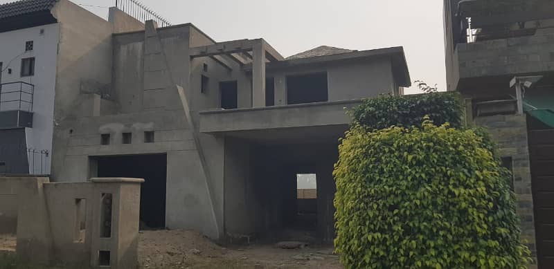 10 Marla 3 Bed Grey Structure House Ready For Finishing Block M Khayaban E Amin 0