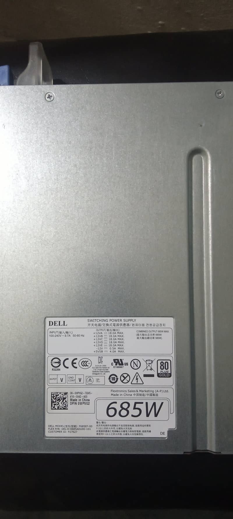 Dell T3610 / E5 2690 / 64GB Ram / 500Gb Hard 5