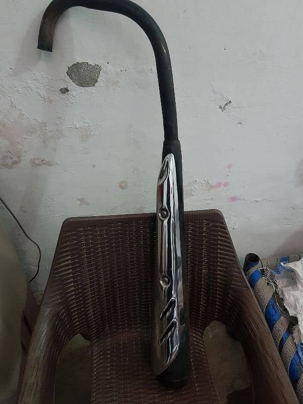 honda 125 black original silencer 1