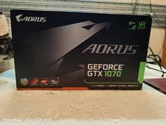 Nvidia GeForce Gtx 1070 8gb aorus with box