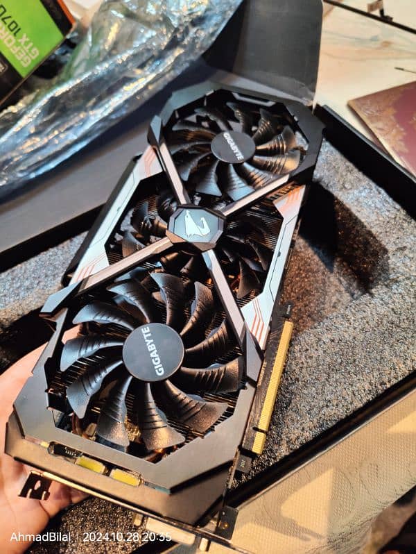 Nvidia GeForce Gtx 1070 8gb aorus with box 3