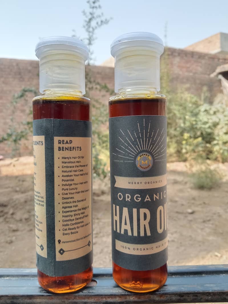 Organic Hair Oil-100% Organic Product-Oil For Hair Fall & Hair Growth 0