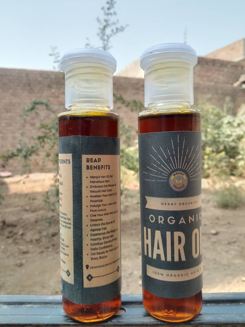 Organic Hair Oil-100% Organic Product-Oil For Hair Fall & Hair Growth 4