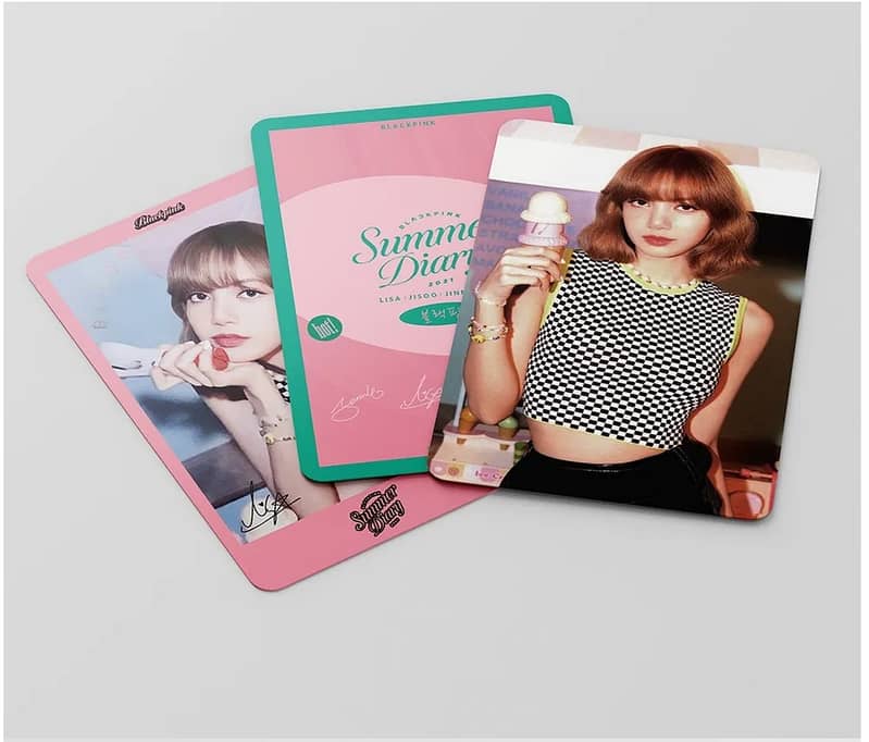 55 Pcs Set Kpop BLACKPINK Summer Diary Lomo Cards Pictures Photo Album 4