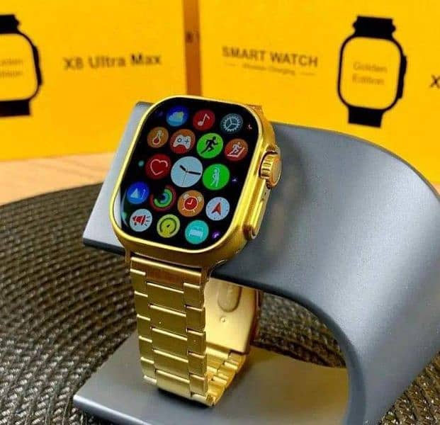 X8 ultra max smart watch golden edition 0