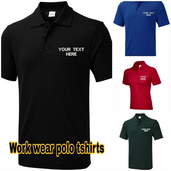 Men boys plain round neck t shirts work wear casual black white yellow 7