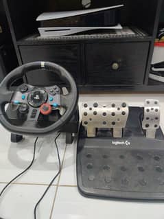 logitech g29 racing steering wheel pc ps4 ps5 with repair needed