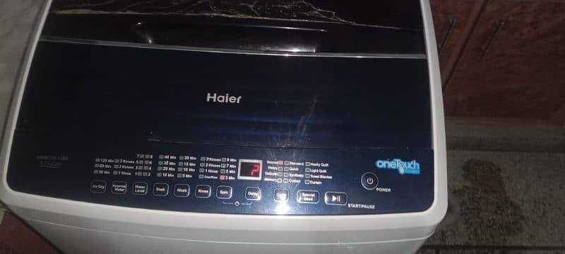 haier washing machine Auto. mob 03444194659 0