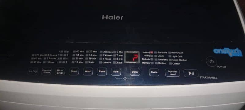 haier washing machine Auto. mob 03444194659 3