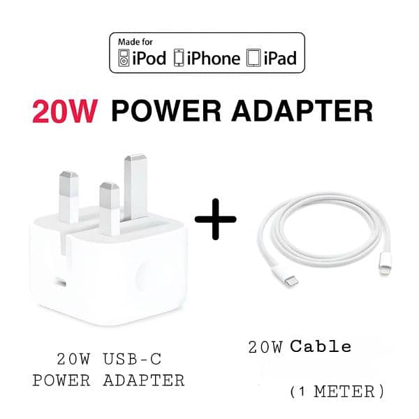 Best quality iPhone adapter 20w  with cable 17