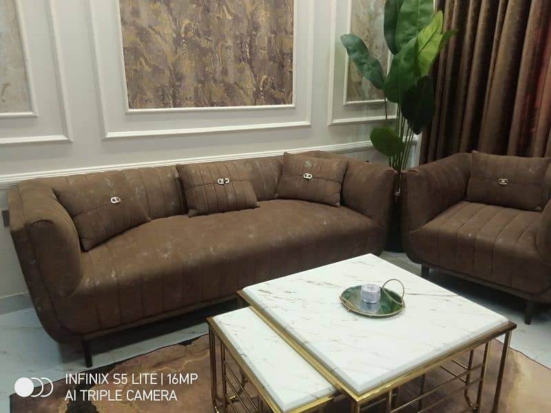 5 setar sofa set in new condition 2