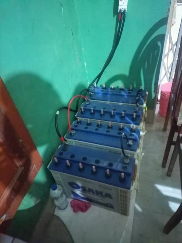 Inverex Inverter 5KV with 4 Tall Tabuler Betterys 1