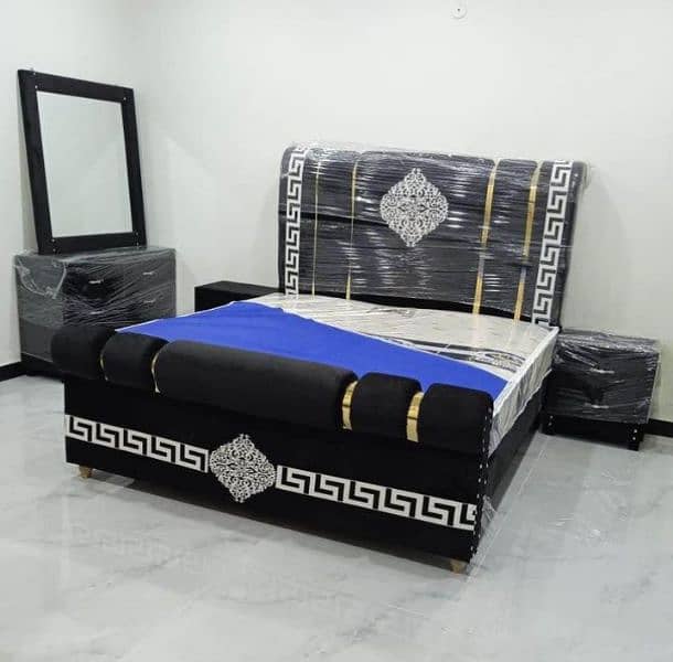 Stunning double Beds+ side tables with 10 Years Warranty+ Molty Foam 3