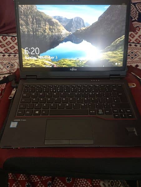 Fujitsu core i5 7th gen laptop touch and type 1