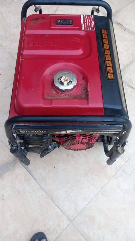 Grannitto 6.5 K. V. A generator 4 years used petrol 2