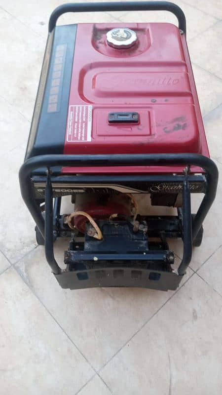 Grannitto 6.5 K. V. A generator 4 years used petrol 3