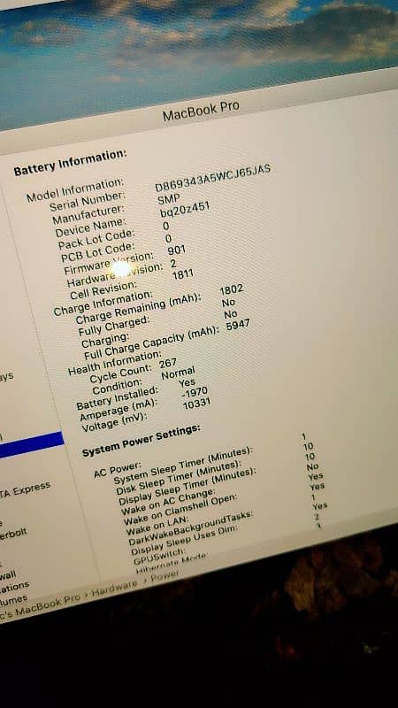 Apple MacBook pro CORE i9 2019 model 32 ram 512 NVME 8