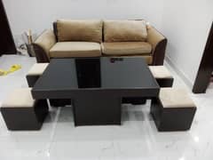 Coffee Table/ Centre Table with 4 stool