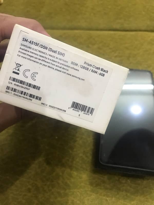 samsung A51 mobile phone 3