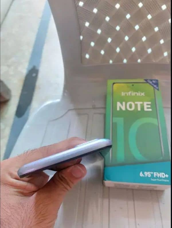 infinix note 10 full box 6/128 2