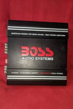 BOSS R 4002* 2 CH HIGH AMPLIFIER {CAR SOUND SYSTEM SPEAKER WOOFER}