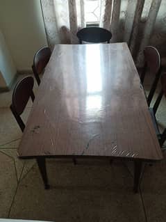 Dining table with 6 chairs