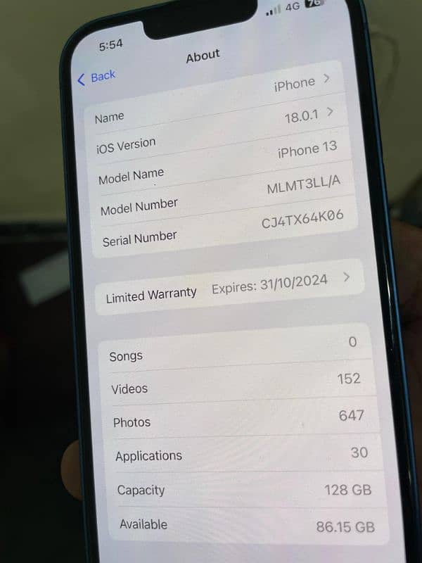 Iphone 13 128GB Excellent Conditions 3