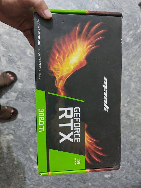 Nvidia Rtx 3060ti dual fan with box 1