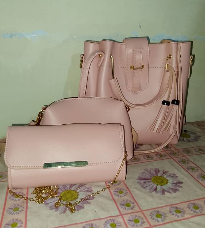 3 pc ladies shoulder bag 2