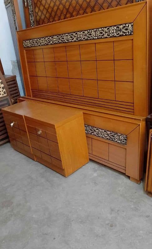 Wooden Double Beds + For Rooms and Apartments with 5 Years Warranty 2