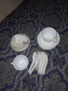 marble  dinner set 72 pieces