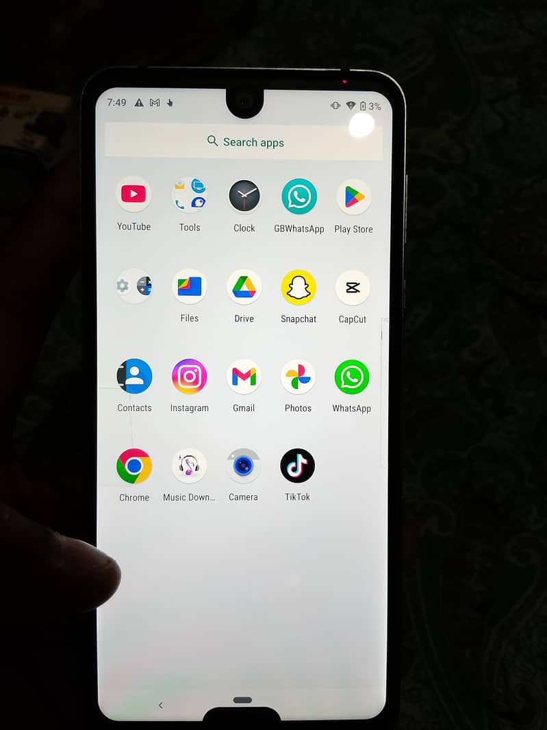 Aquos R3 with charger All good but touch is not working. 1