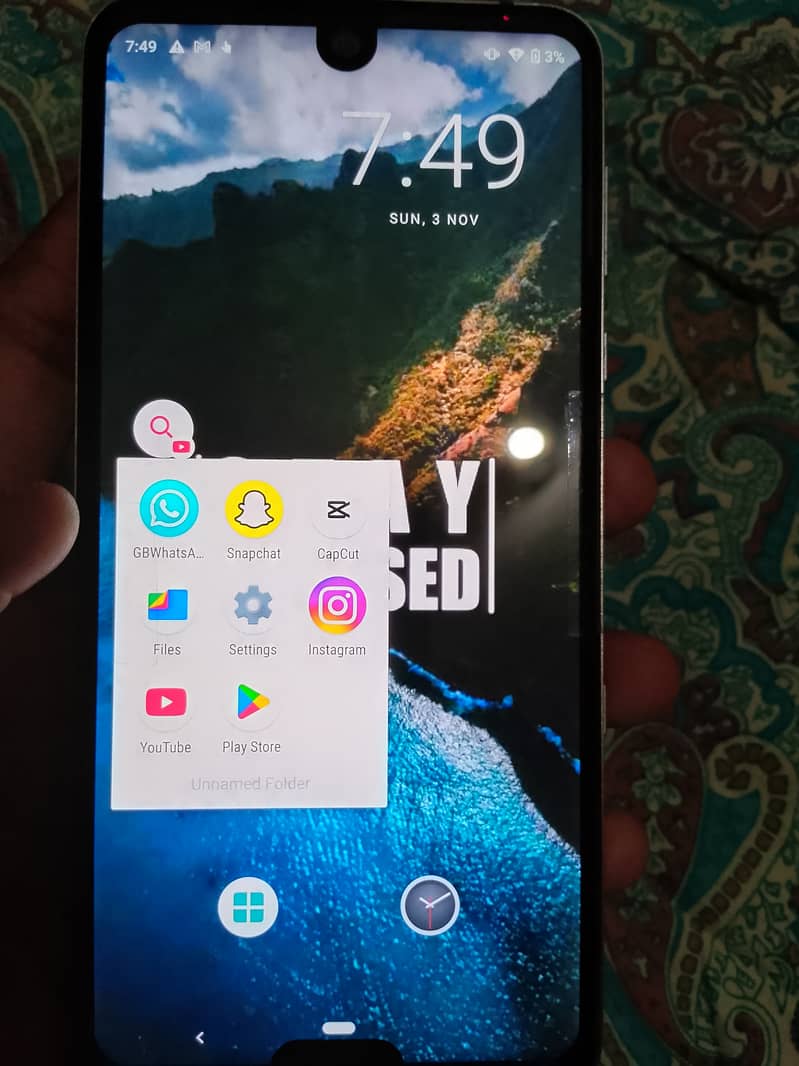 Aquos R3 with charger All good but touch is not working. 3